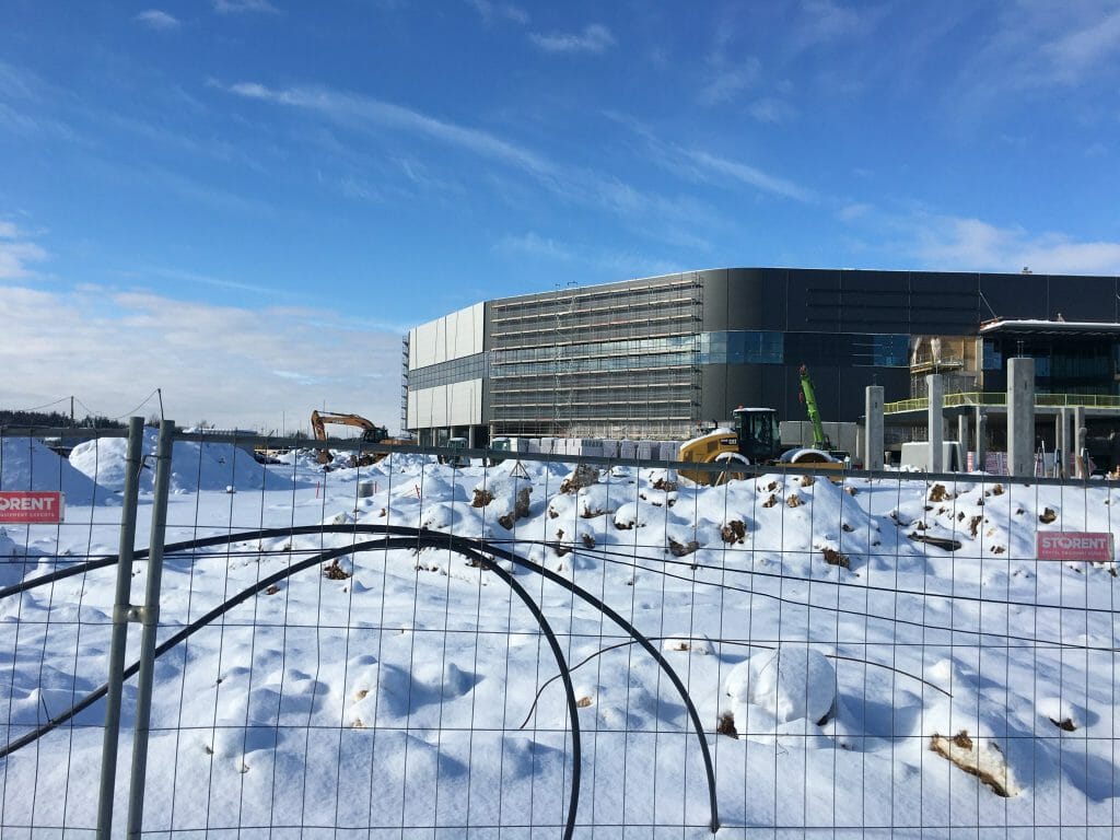 Vilnius OUTLET (Vytauto Pociūno g. 8) - Shopping center - construction photos