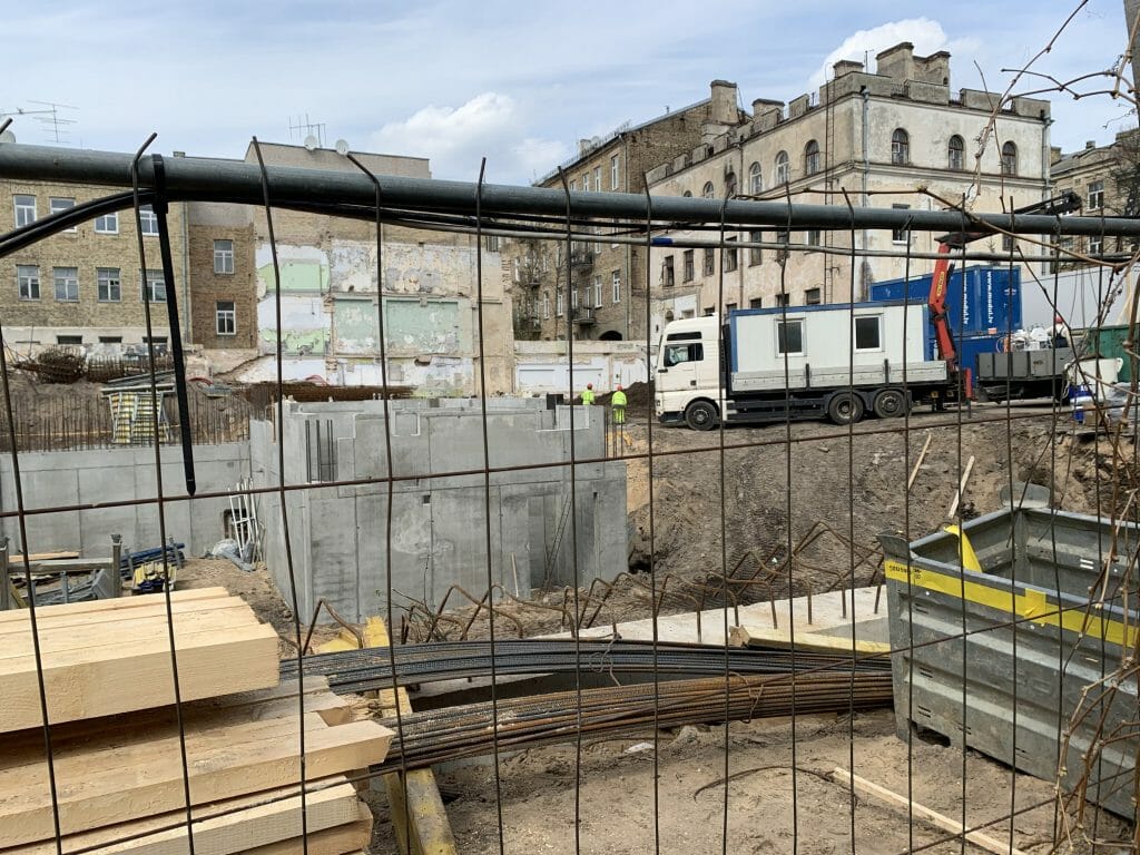 Baltas Lapas Mindaugo 3 etapas (Aguonų g. 17) - Multi apartment - construction photos