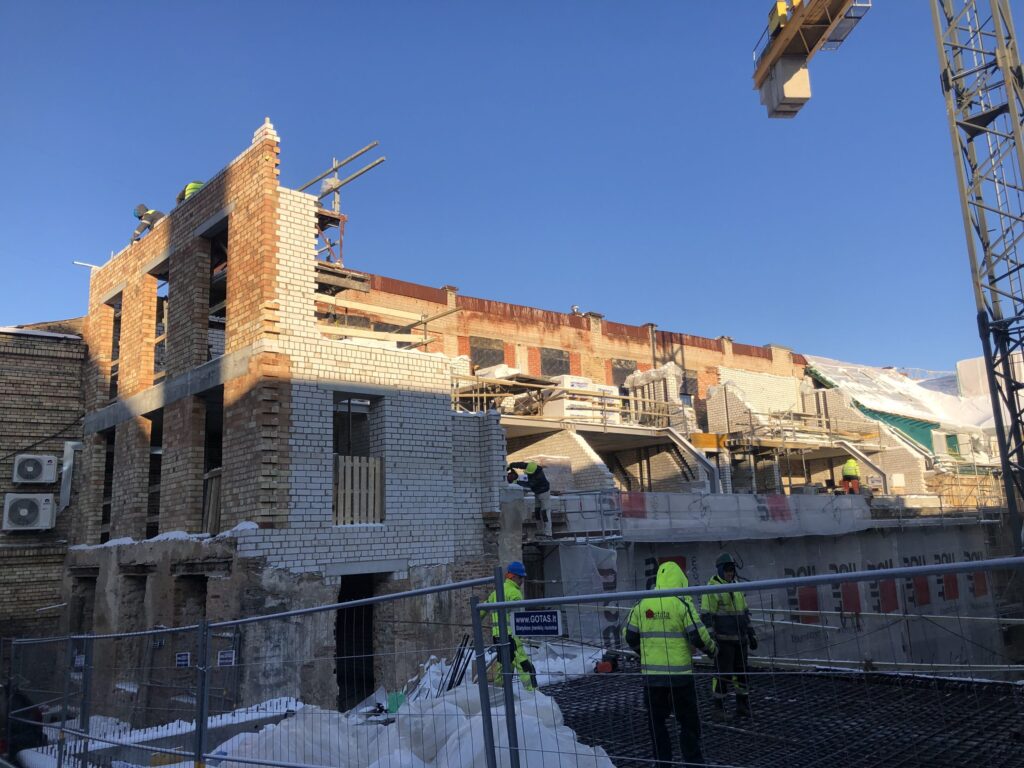 Totorių sodas (Totorių g. 13) - Multi apartment - construction photos