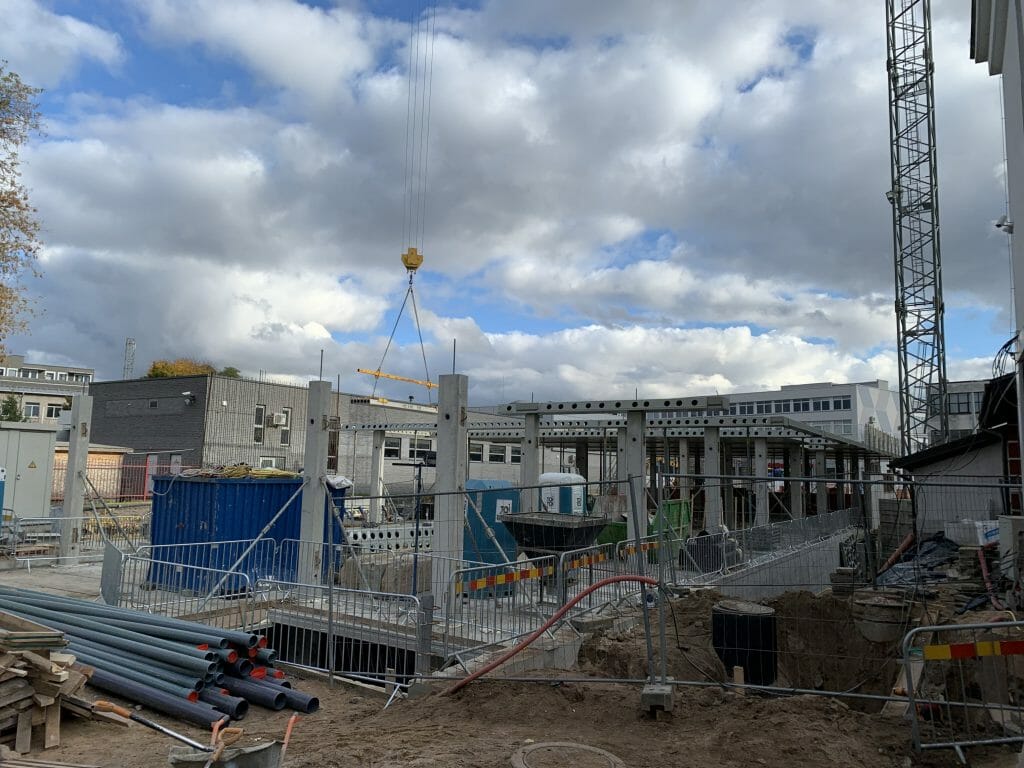 Lenkų kultūros namų priestatas (Naugarduko g. 76) - Cultural center - construction photos