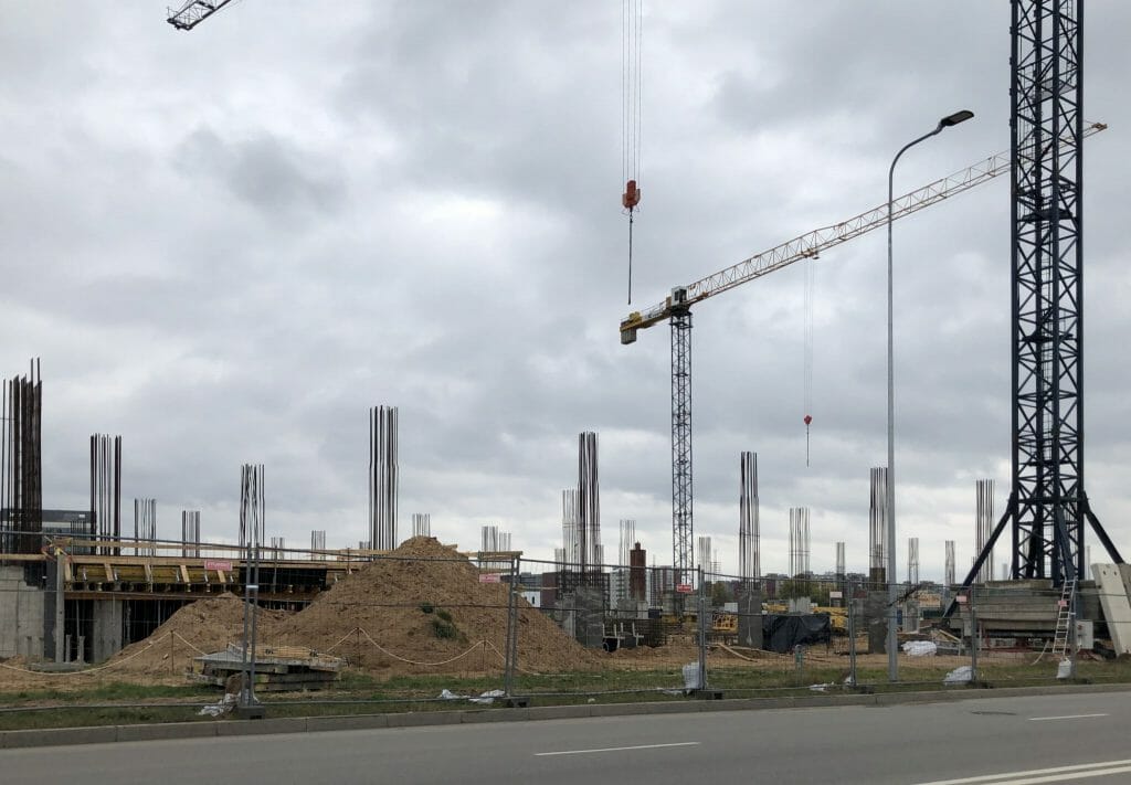 Vilnius OUTLET (Vytauto Pociūno g. 8) - Shopping center - construction photos