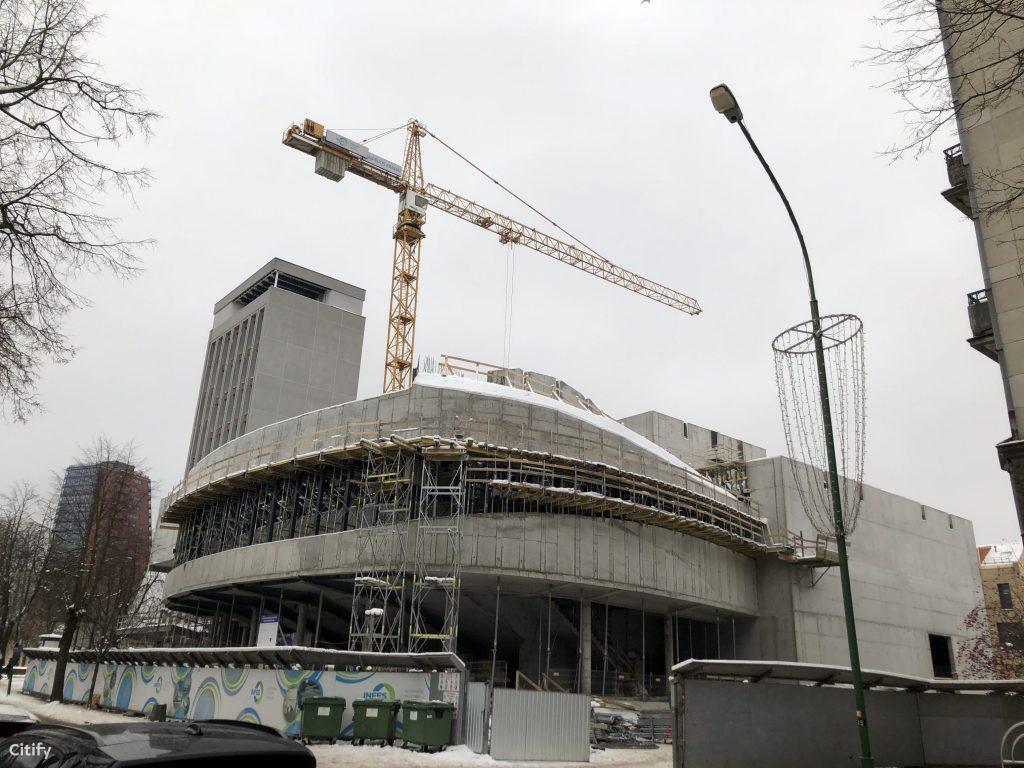 Klaipėdos muzikinis teatras (Danės g. 19) - Cultural center - construction photos