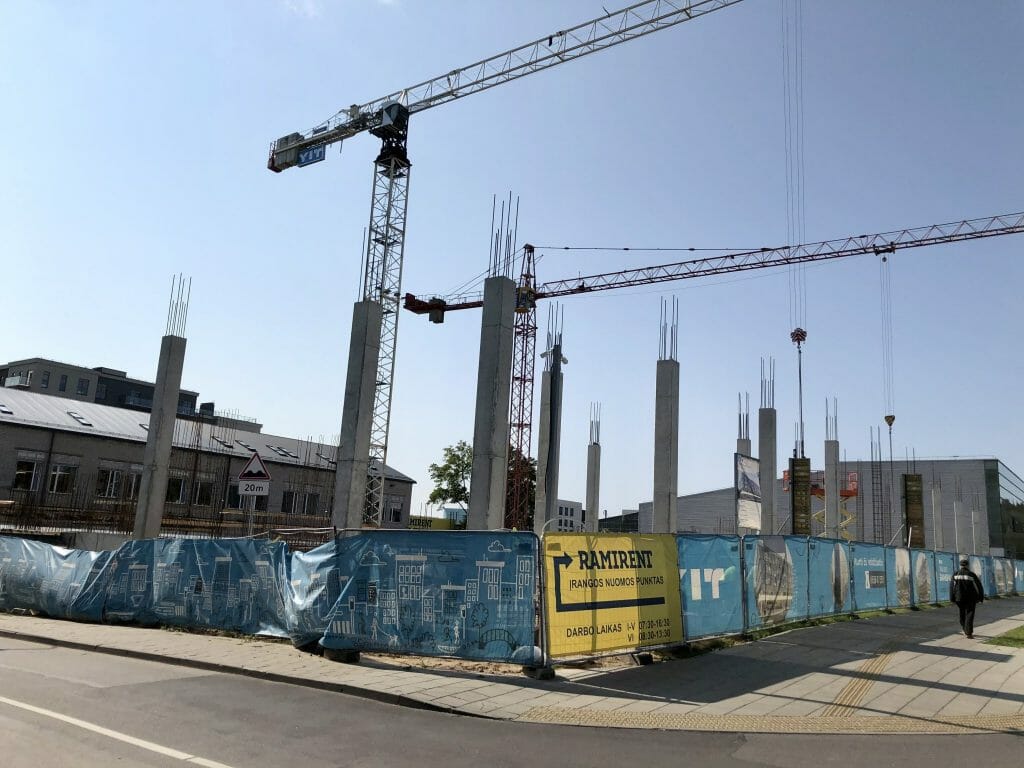 Žalgirio 112 (Žalgirio g. 112) - Biroju centrs - būvdarbu attēli