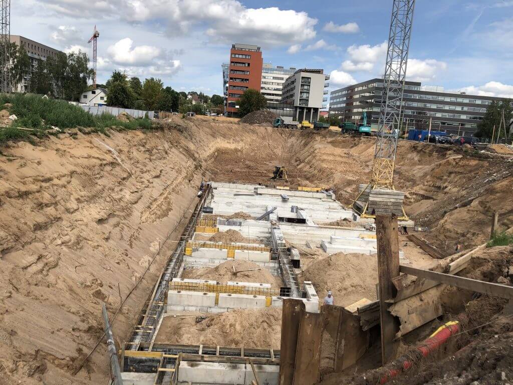 K17 (Kernavės g. 15, 17) - Multi apartment - construction photos