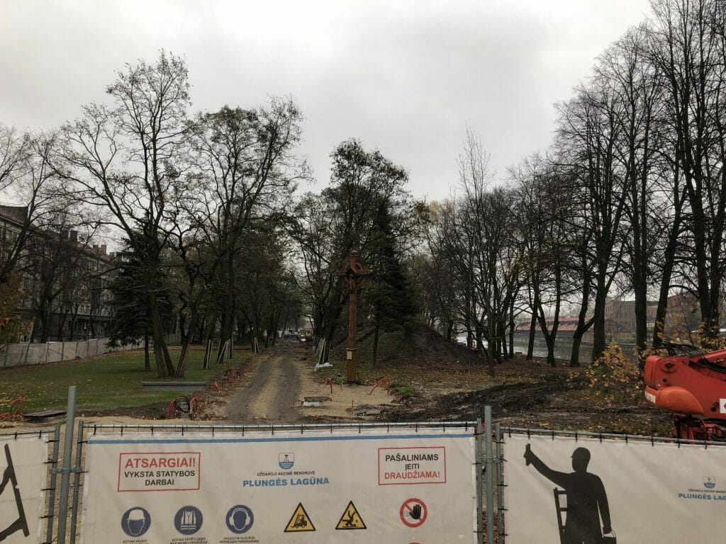 Danės krantinių rekonstrukcija (Danės g.) - Park - construction photos