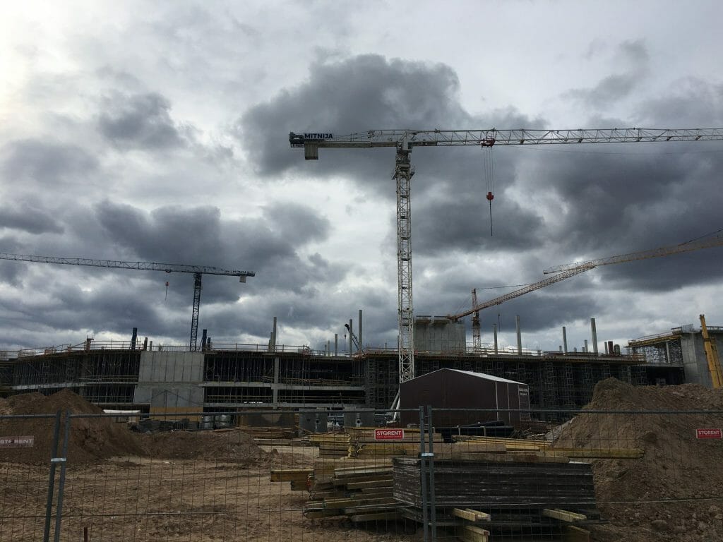 Vilnius OUTLET (Vytauto Pociūno g. 8) - Shopping center - construction photos