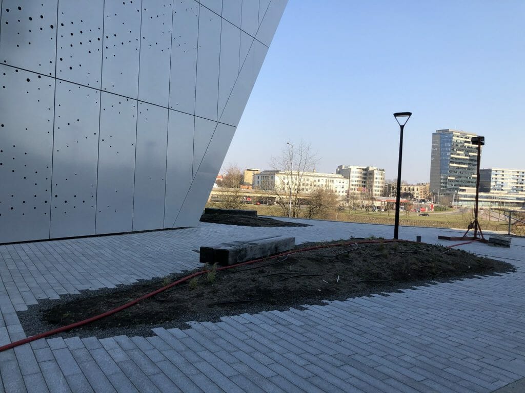 Green Hall 3 (Upės g. 9) - Office center - construction photos