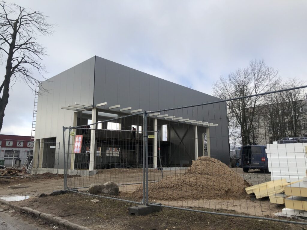 Elektrėnų g. 27 (Elektrėnų g. 27) - Sandėlys / Platinimo centras - statybų nuotraukos