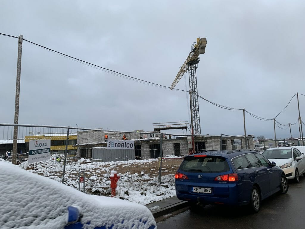 7 vakarai (Budiniškių g. 6, 8) - Multi apartment - construction photos