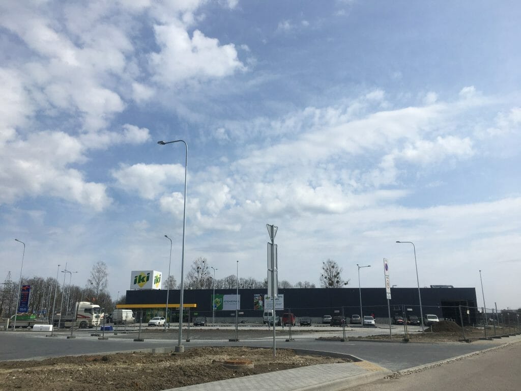 IKI Margirio g. 2A (Margirio g. 2A) - Food store - construction photos