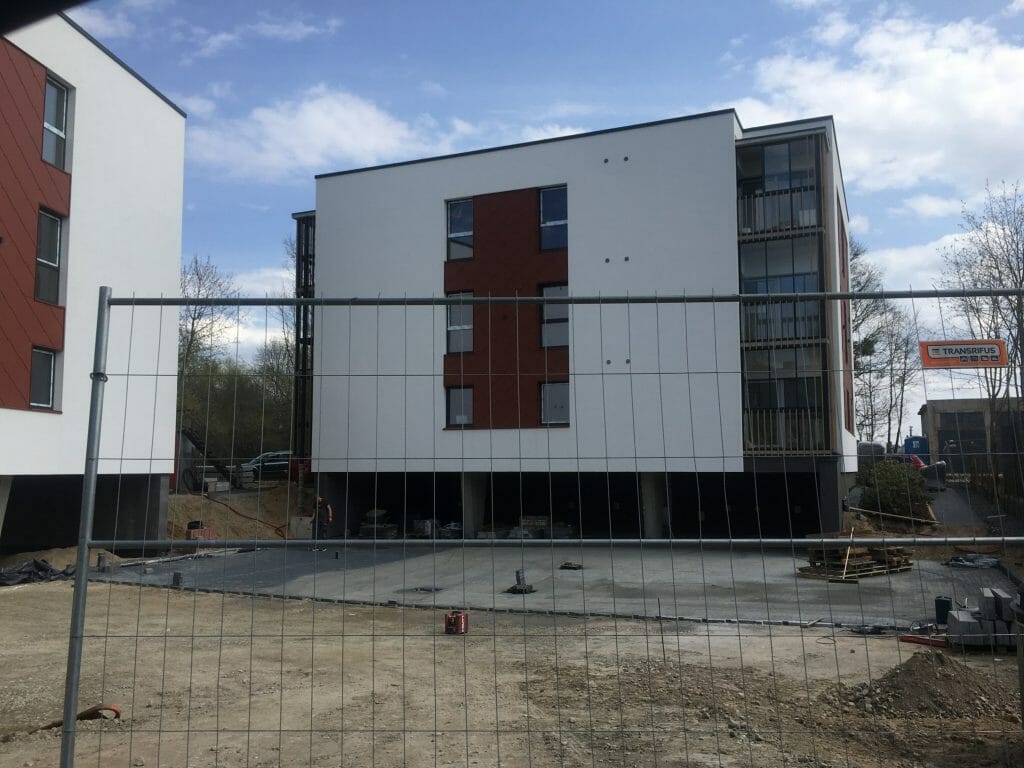 Panoramos trio (Amerikos Lietuvių g. 21) - Multi apartment - construction photos