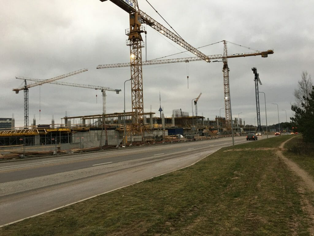 Vilnius OUTLET (Vytauto Pociūno g. 8) - Shopping center - construction photos