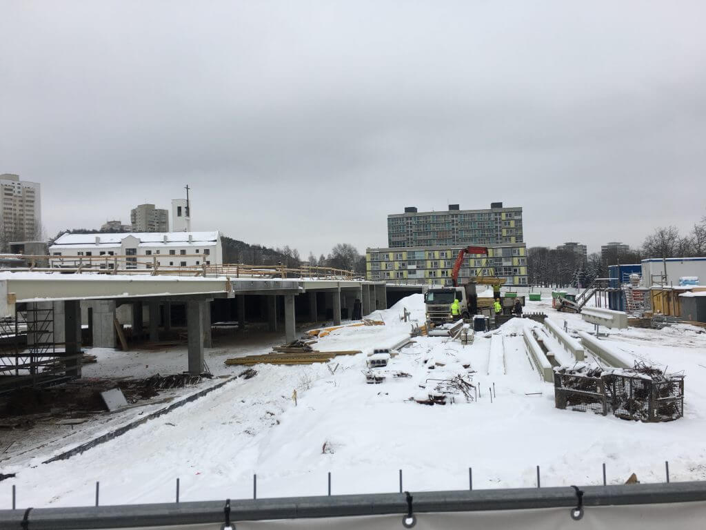 Lazdynų baseinas (Erfurto g. 13) - Pool - construction photos
