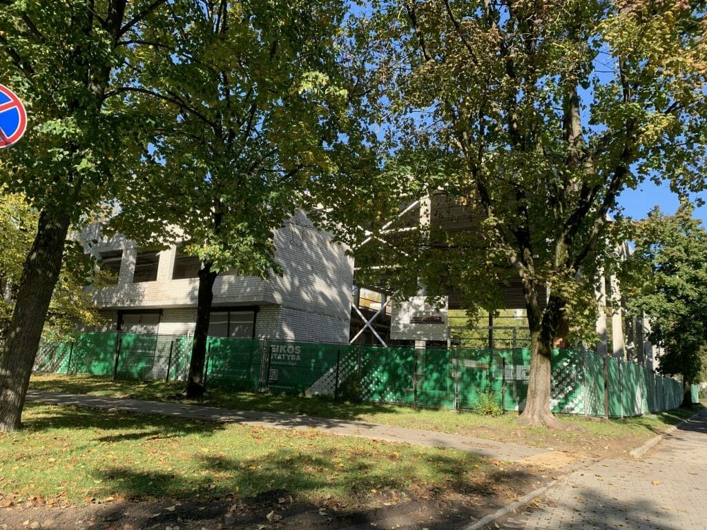 Vilniaus Joachimo Lelevelio inžinerijos gimnazijos rekonstrukcija ir priestatas (Minties g. 3) - Pamata vai vidējā izglītība - būvdarbu attēli