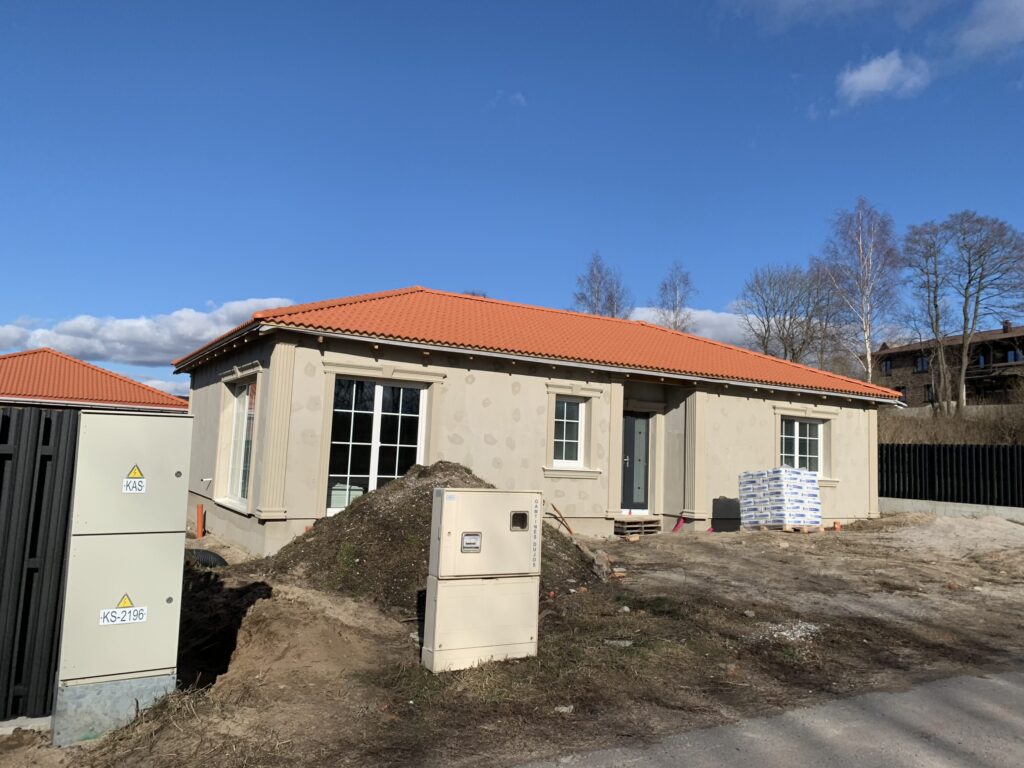 Perkūno g. namai (Perkūno g. 1, 3, 5, 7, 9, 9A, 9C, 9D, 9F, 9G, 9H, 9I) - Privātmāju kopienas - būvdarbu attēli