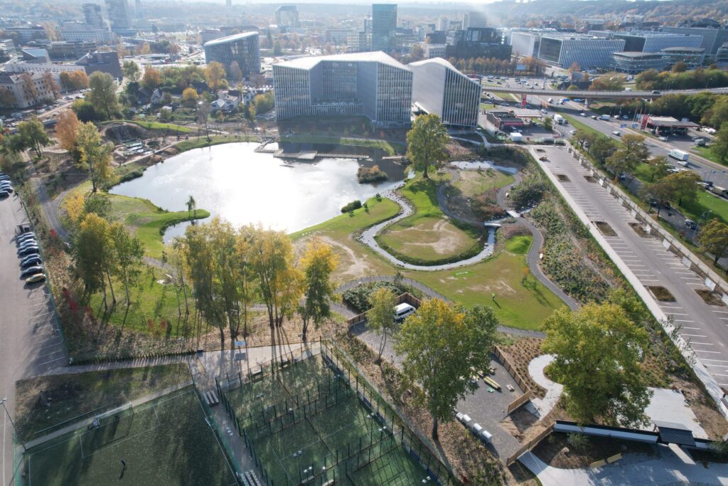 Japoniškas sodas "Taku-Soku-En" (Linkmenų g. 2A) - Park - construction photos