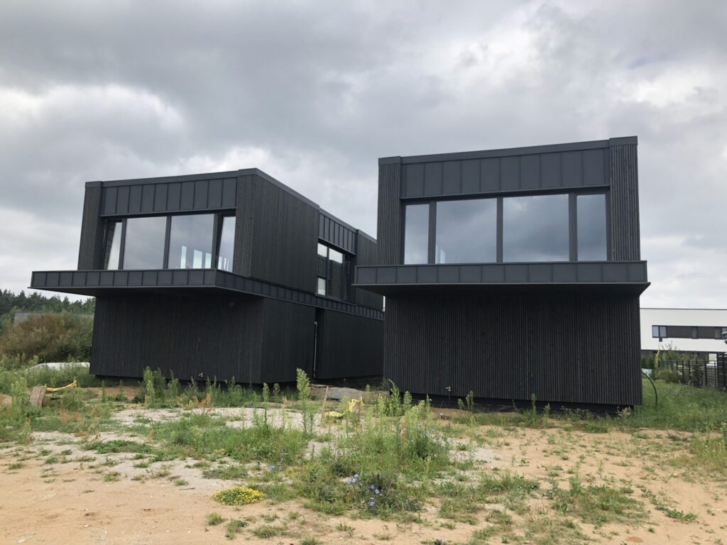 Gelužės kalvos (Našlaičių g. 3) (Našlaičių g. 3, 4, 5, 6, 7, 8) - Row housing - construction photos