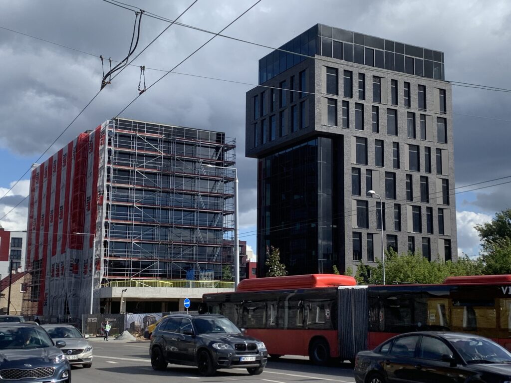 K22 (Kauno g. 22) - Office center - construction photos