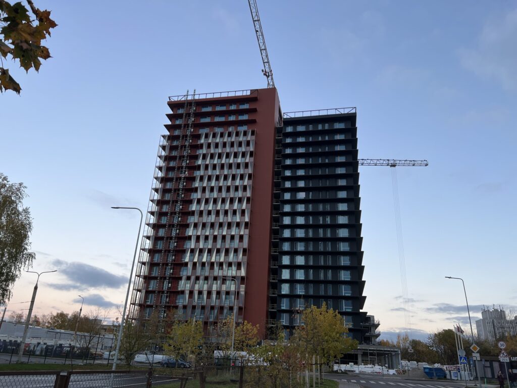 Skylum 1 etapas (Viršilų g. 6) - Daugiabutis - statybų nuotraukos