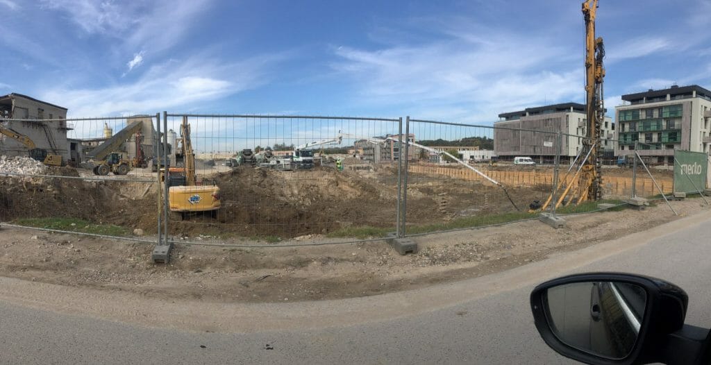 Vilnelės skverai 1 etapas (Manufaktūrų g. 7) - Multi apartment - construction photos