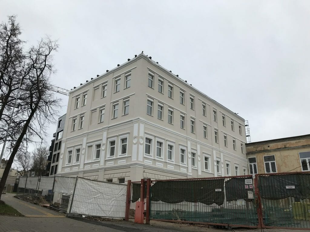 Aludarių g. 1 (Aludarių g. 1) - Office center - construction photos