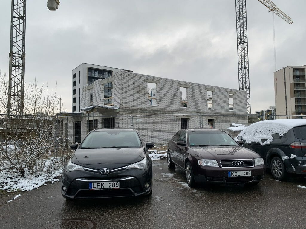 7 vakarai (Budiniškių g. 6, 8) - Multi apartment - construction photos