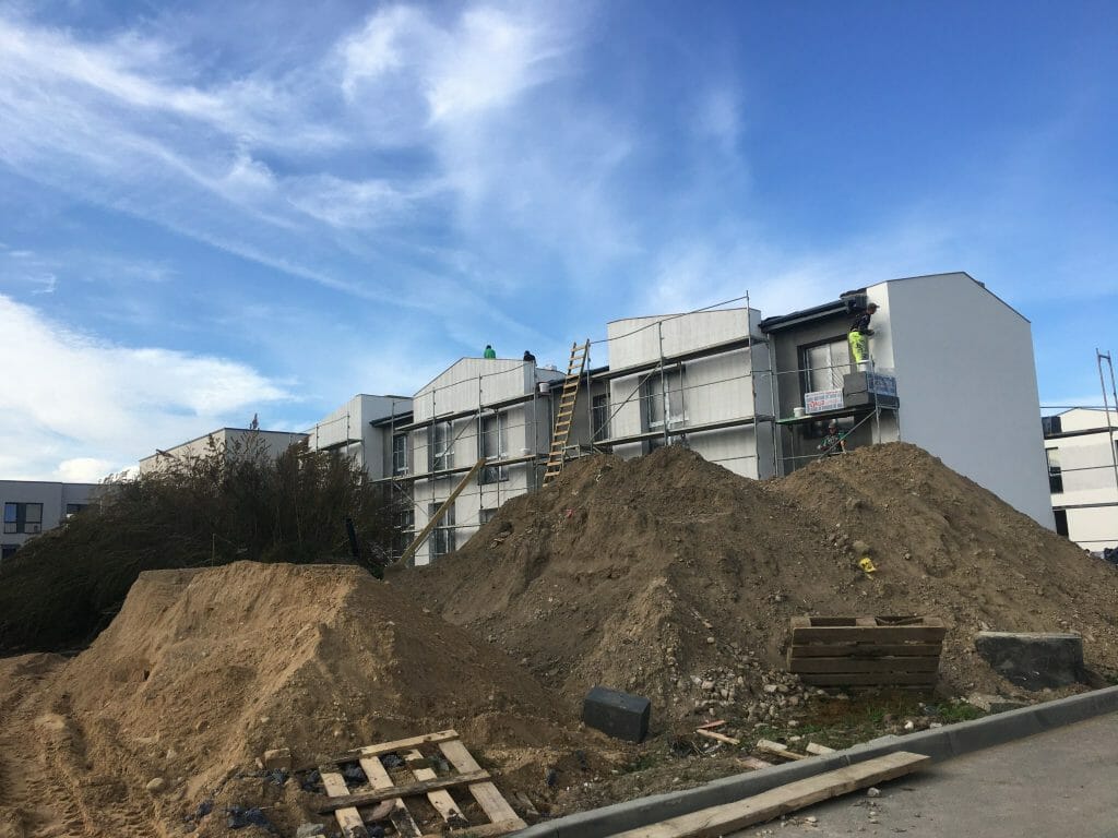 Kotedžai Kalnėnuose 2 etapas (Kroatų g.) - Row housing - construction photos