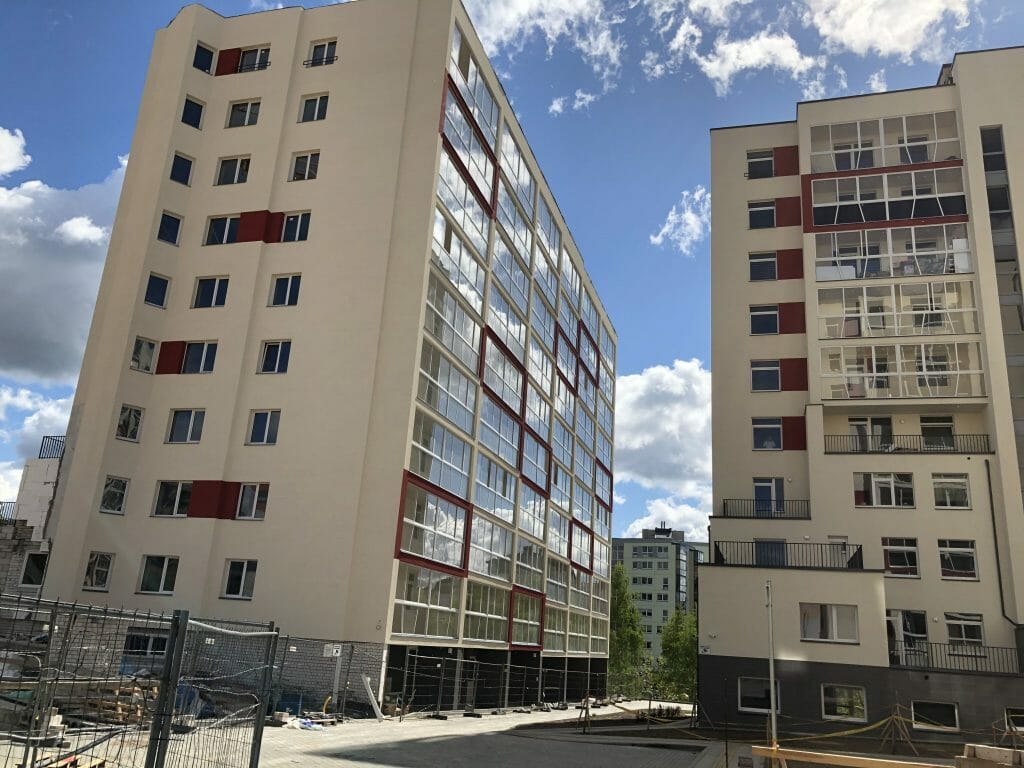 Leičių kiemas 4 etapas (Leičių g. 15) - Multi apartment - construction photos