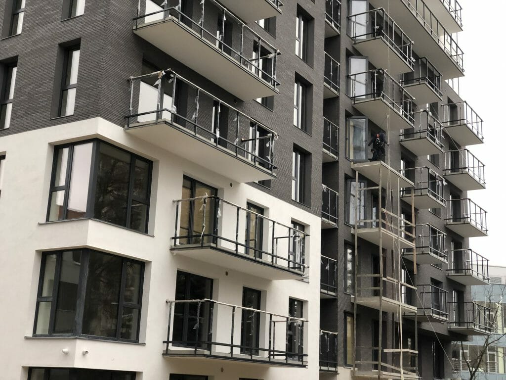 Žvėryno vakarai (Saltoniškių g. 44) - Multi apartment - construction photos