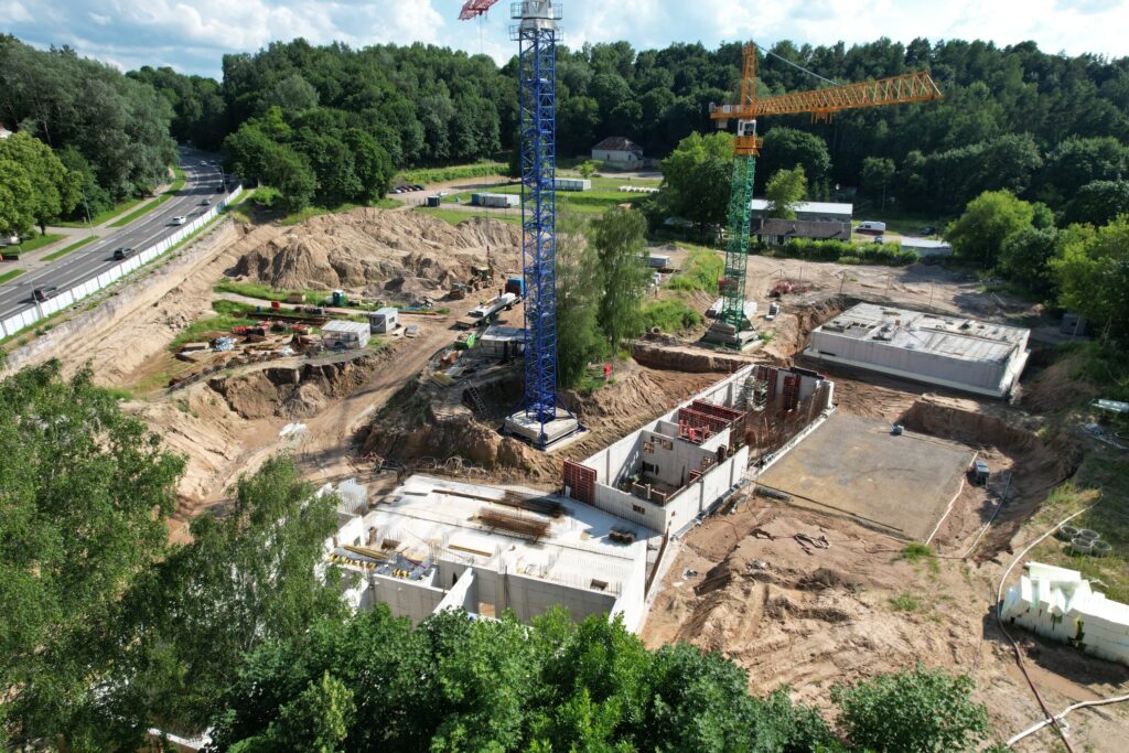 LMTA miestelis 1 etapas (Teatro ir kino fakultetas, Mažasis salių blokas) (Olandų g. 21A) - Higher education - construction photos