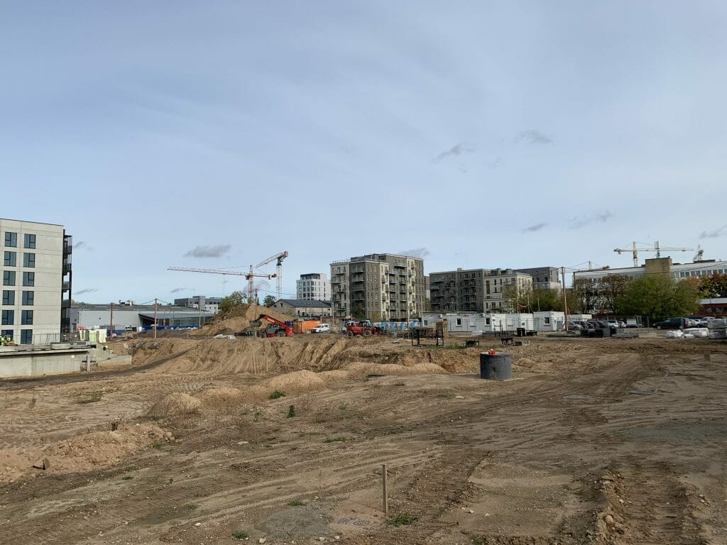 Naujasis Skansenas 1 etapas (Linkmenų g. 15) - Multi apartment - construction photos
