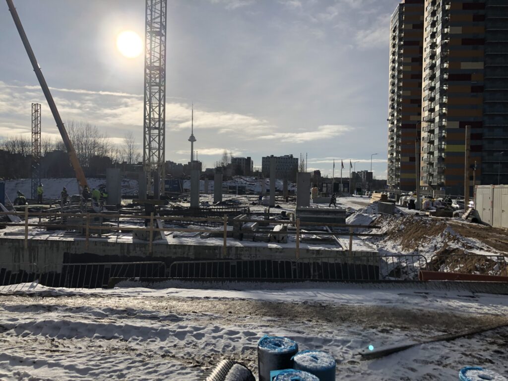 Skylum 2 etapas (Viršilų g. 6) - Multi apartment - construction photos