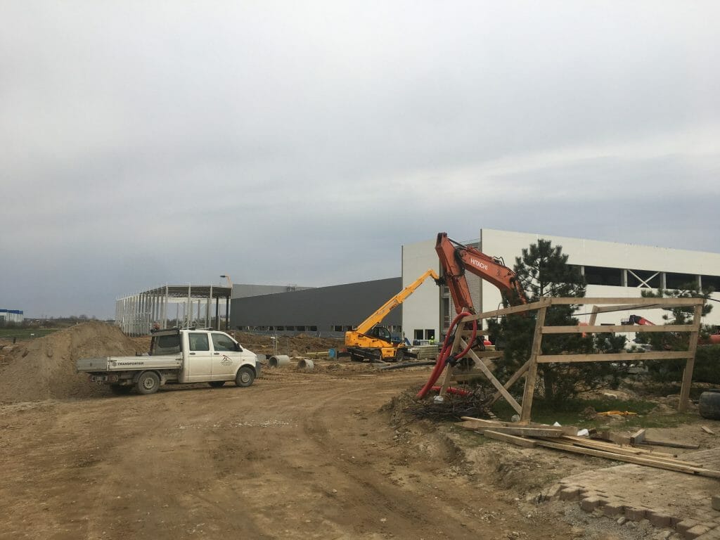 Rehau gamykla (Pramonės g. 35A) - Vieglā rūpniecība - būvdarbu attēli