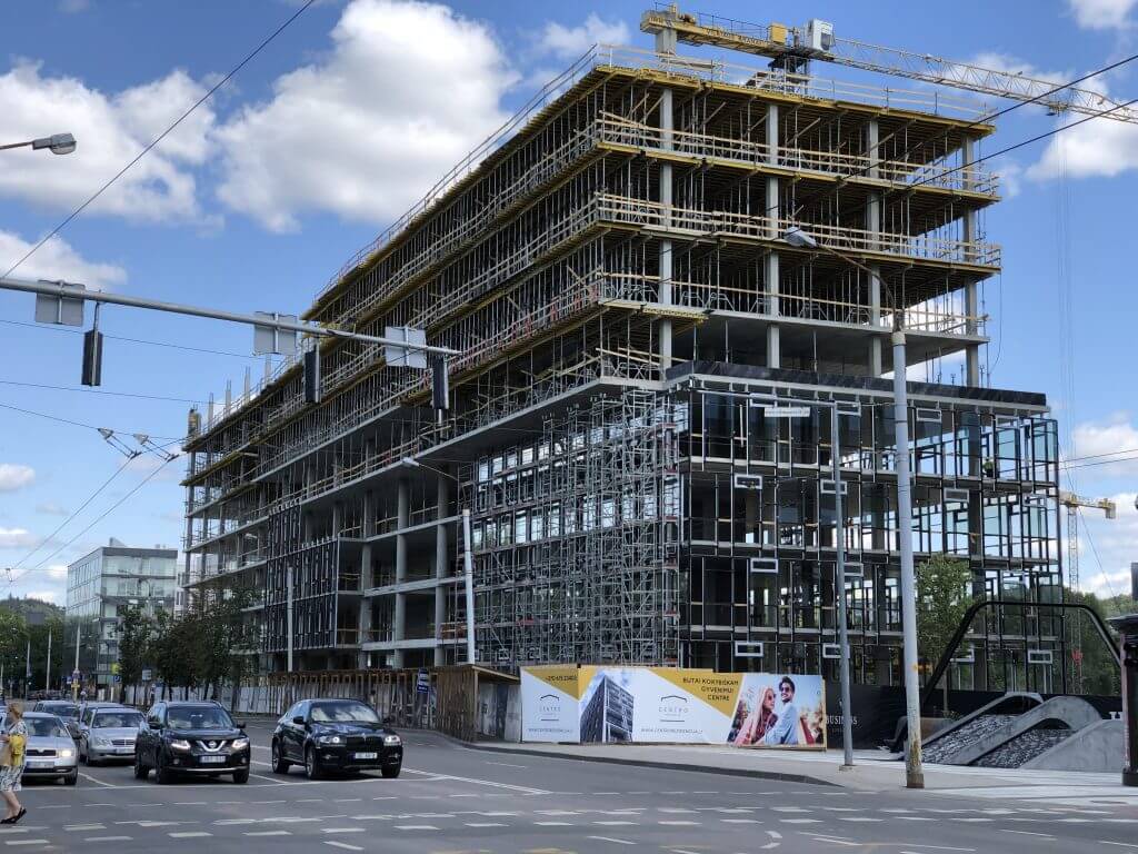 Business Stadium North (Rinktinės g. 3) - Verslo centras - statybų nuotraukos