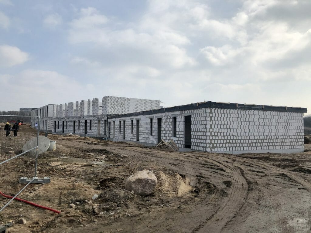 PaJustis 1 etapas (Mozūriškių g. 190) - Row housing - construction photos