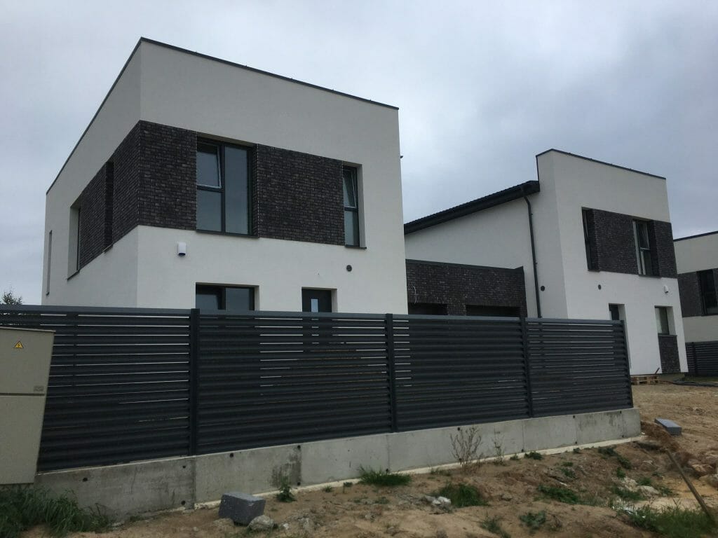 Ilgai ir laimingai (Užutrakio g. 14, 16, 17, 18, 19) - Row housing - construction photos