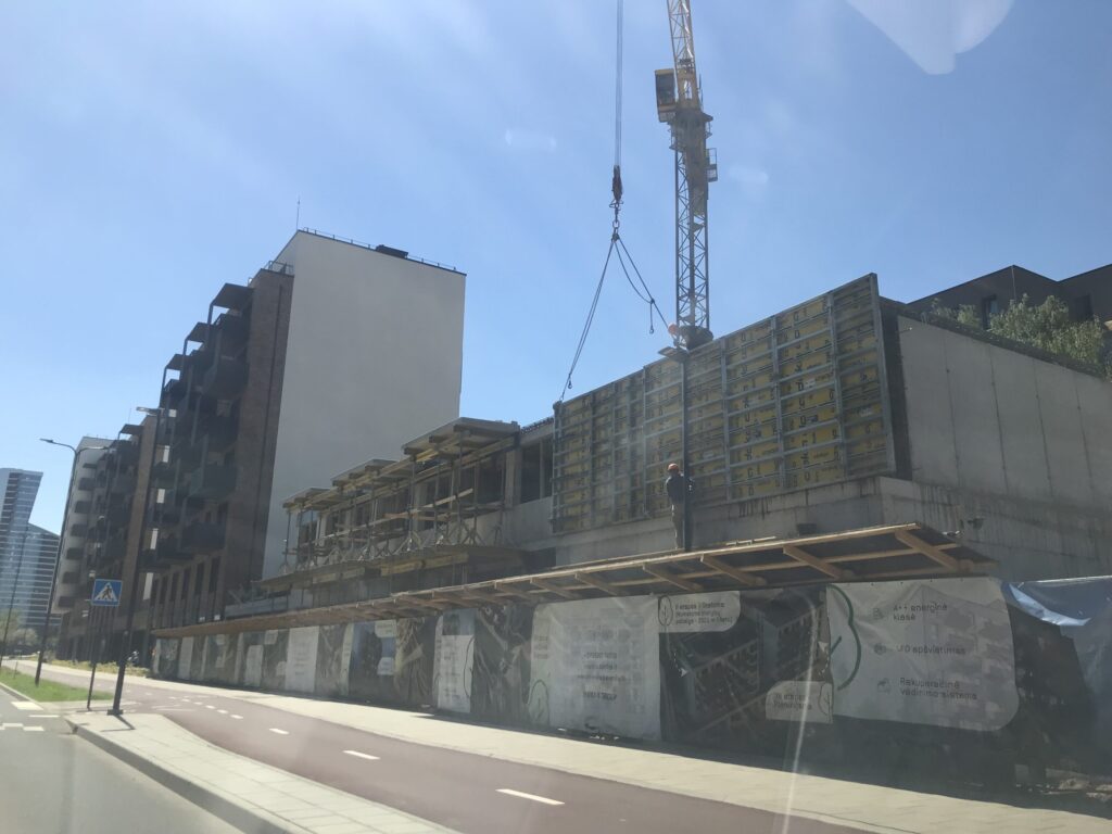 Kernavės aveniu 2 etapas (Kernavės g. 14) - Multi apartment - construction photos