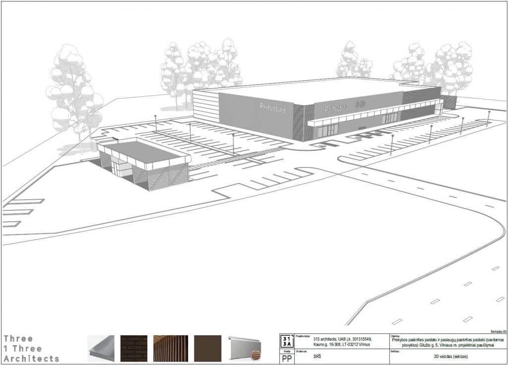 Maxima XX Gilužio g. (Gilužio g. 5) - Food store - visualization