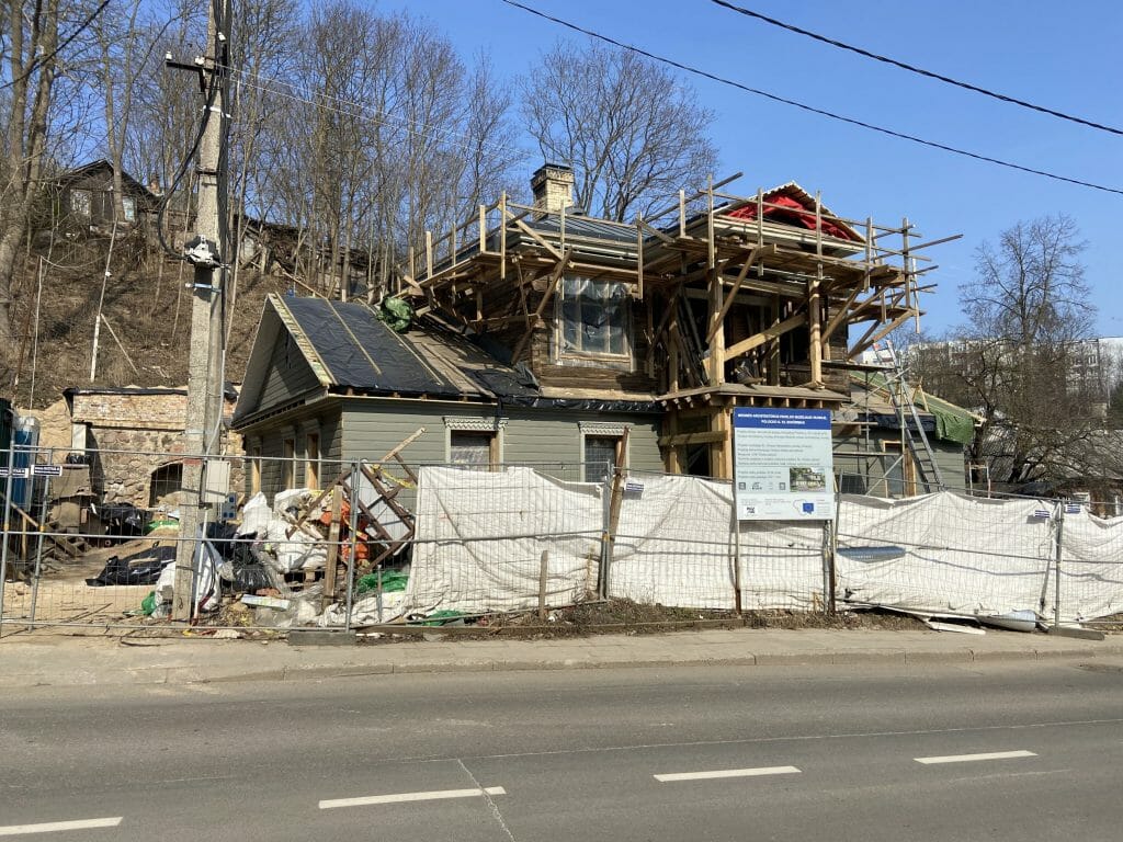 Medinės architektūros muziejus (Polocko g. 52) - Museum - construction photos