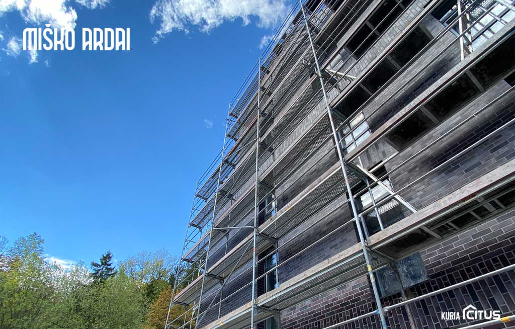 Miško ardai 1 etapas (Burbiškių g. 6) - Multi apartment - construction photos