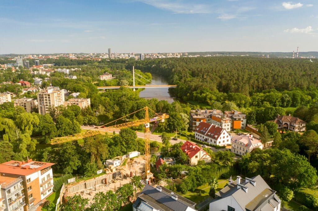 Žvėryno parkas (Latvių g. 55A) - Multi apartment - construction photos