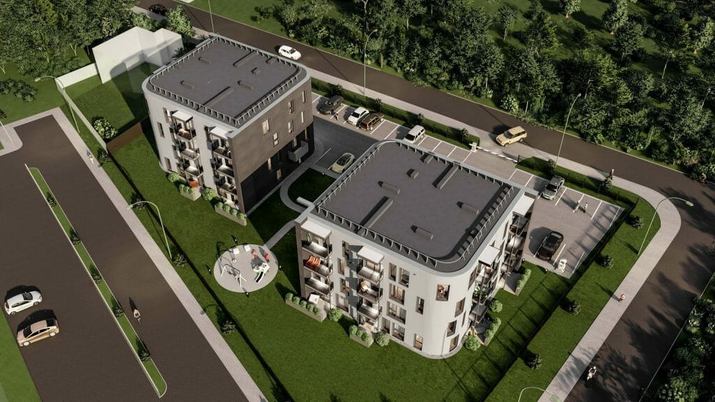 Tonkūno apartamentai 1 etapas (J. Tonkūno g. 10) - Daugiabutis - vizualizacija