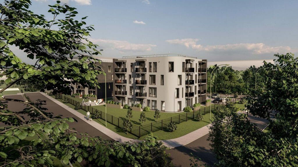 Tonkūno apartamentai 1 etapas (J. Tonkūno g. 10) - Daugiabutis - vizualizacija