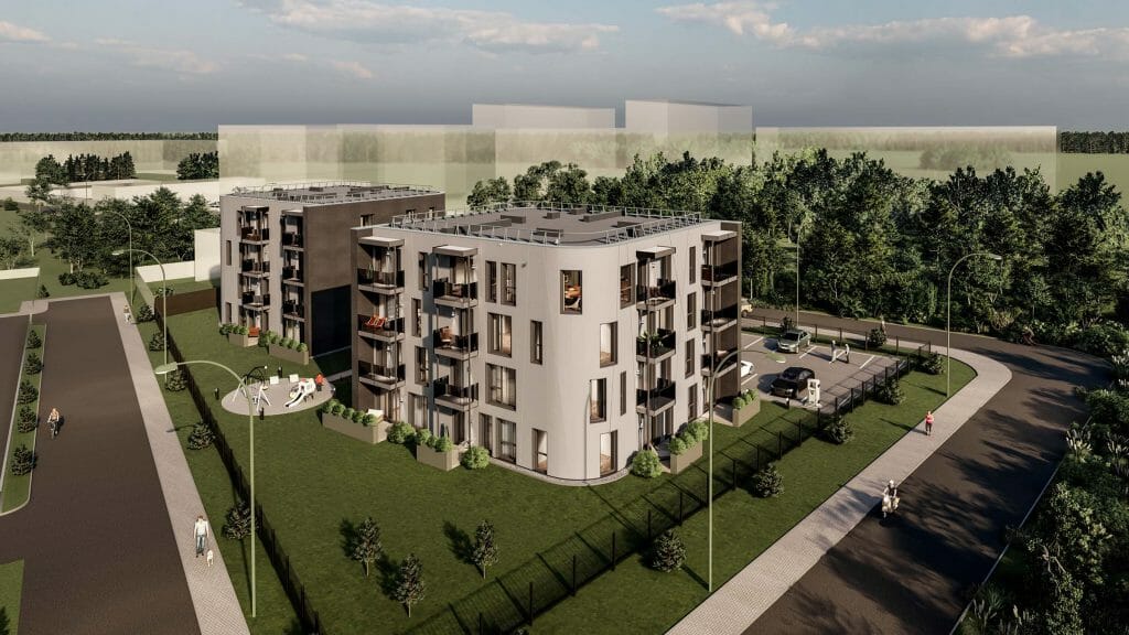 Tonkūno apartamentai 1 etapas (J. Tonkūno g. 10) - Daugiabutis - vizualizacija
