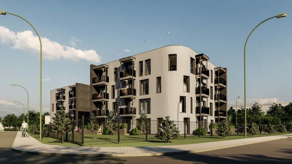 Tonkūno apartamentai 1 etapas (J. Tonkūno g. 10) - Daugiabutis - vizualizacija