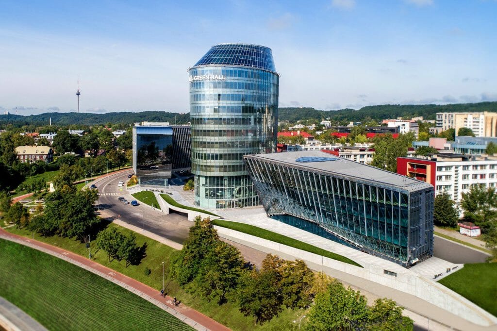 Green Hall 3 (Upės g. 9) - Office center - construction photos