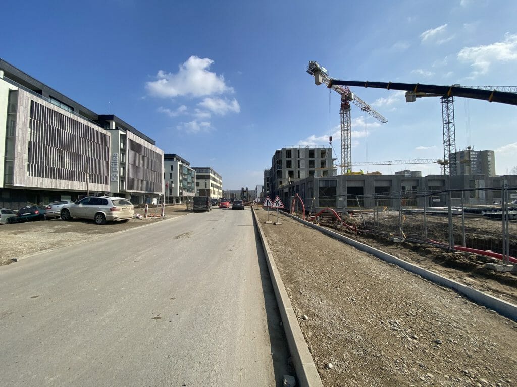 Manufaktūrų g. (Manufaktūrų g.) - Bike path, Street - construction photos