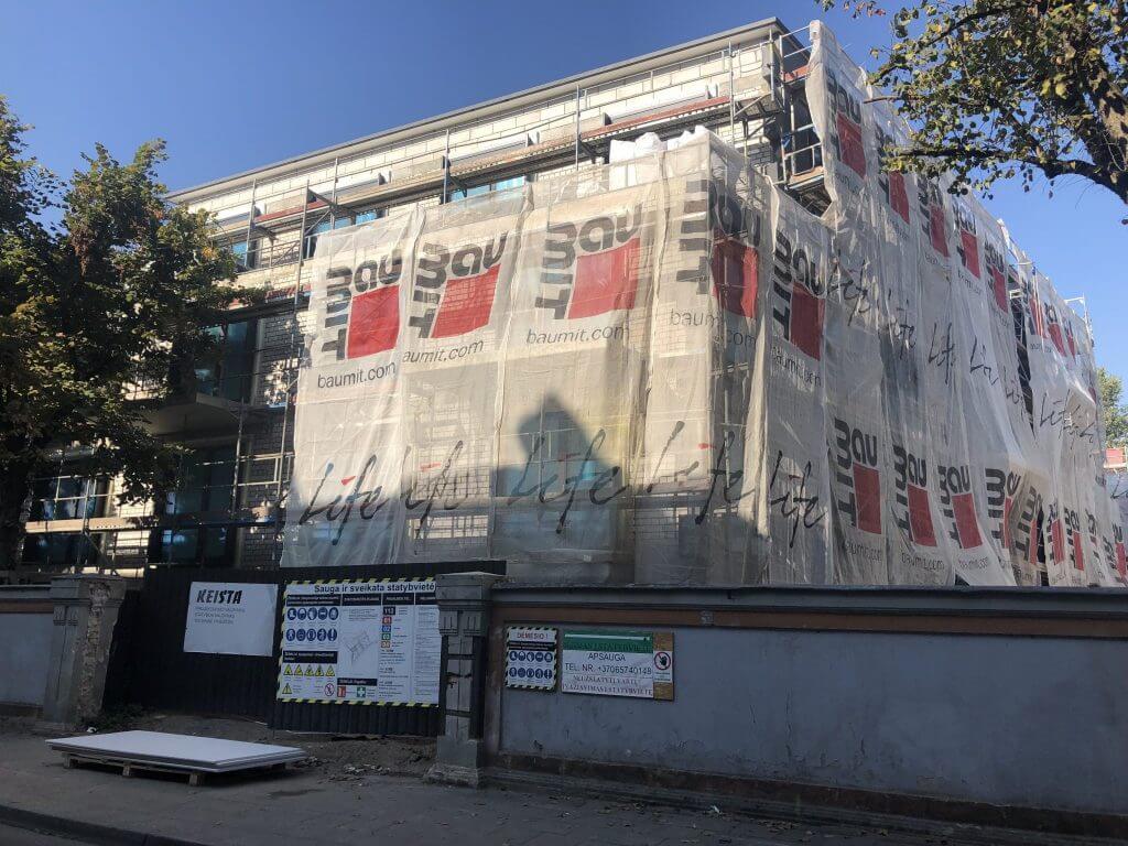 Sierakausko 25 1 etapas (Z. Sierakausko g. 25) - Multi apartment - construction photos