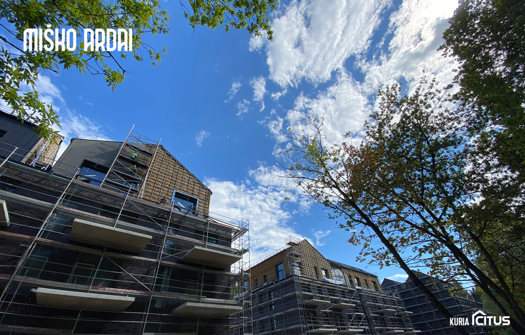 Miško ardai 1 etapas (Burbiškių g. 6) - Multi apartment - construction photos