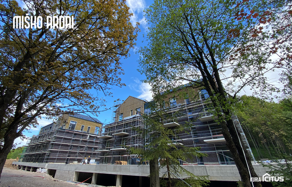 Miško ardai 1 etapas (Burbiškių g. 6) - Multi apartment - construction photos